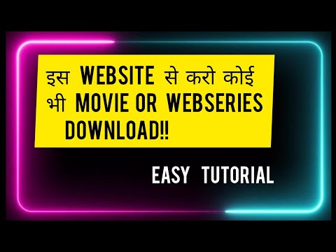 Download Movies ||Webseries|| Everything||Watch This Tutorial #moviedownloadingwebsite #DigitalHarsh