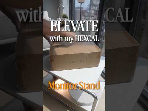 The Ultimate Monitor Stand: Hexcal #monitorstand #desksetup #hexcal
