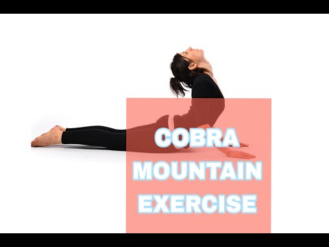 Cobra to mountain exercise | badminton exercise |cobra pose