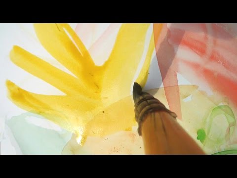 Making an Abstract Watercolor