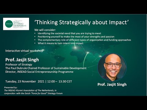 Role of Business in Sustainable Development and Climate Action - Jasjit Singh (INSEAD NAA NL, 2021)