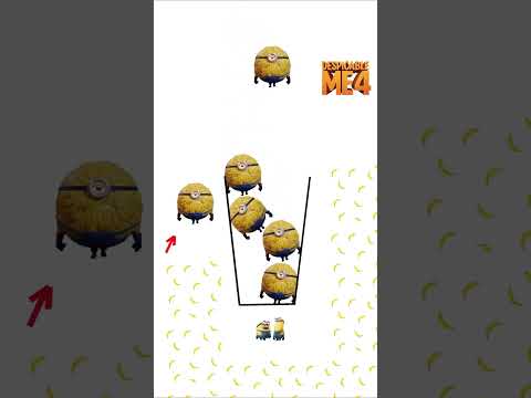 can you guess how many mega Minion Jerry can fit? #shorts #viral #despicableme #minions