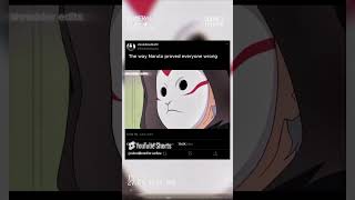 Naruto using Nine Tails Chakra in Chunin Exams edit #naruto