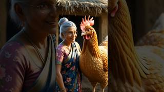 Dadi vs Giant Hen | Funny AI Animated Story | Unlimited Eggs Chaos!