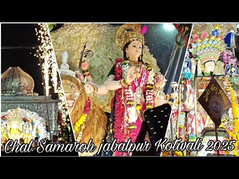 Grand Jabalpur Kotwali Chal Samaroh 2025 ✨ Durga Ji Visarjan Procession | Bohra muslim Bhandara.