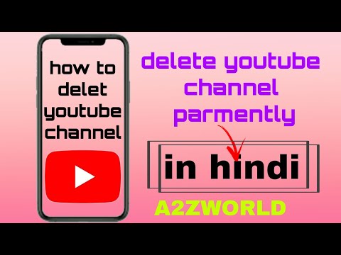 how to delete YouTube channel