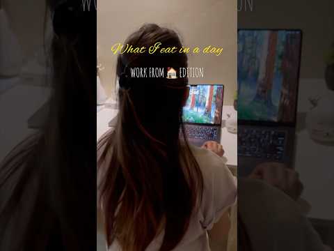 What I Eat in a Day Working From Home 👩‍💻 | Tech Girl WFH Routine #whatieatinaday #workfromhome