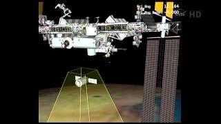 Orbital Sciences Cygnus Orb-1 Is Grappled By ISS Robotic Arm