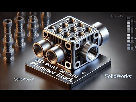 Plummer Block 3D Part Design || Solidworks