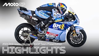 HIGHLIGHTS 🔥 2026 BK8 Gresini Racing MotoGP Team Presentation
