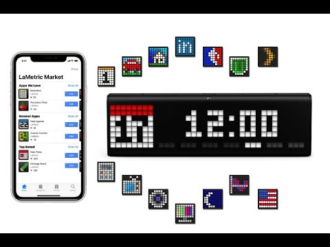 Apps for LaMetric Time (Plex, Holidays, NBA, LinkedIn, etc)