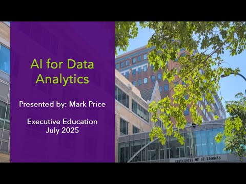 AI for Data Analytics - Summer of AI Webinar
