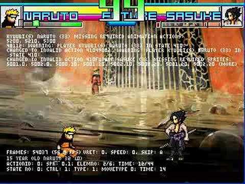 Future Sasuke vs. Future Naruto MUGEN