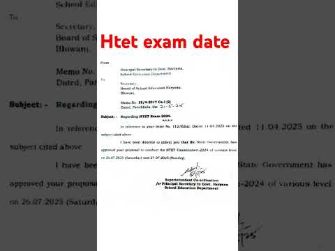 Htet exam date #exam #htetexamdate #viralvideo #viralshorts #yt #ytshort #ytshortsindia #youtube