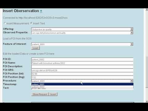 Demo of the WebFeeder for the OGC Sensor Observation Service