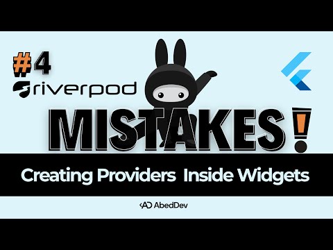Riverpod Mistake #4 —Stop Creating Providers Inside Widgets ❌ | Flutter Pro Tip