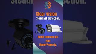 Secure Every Angle with Bullet Camera Clarity || #asitsecuritysolutions #SecurityCameras #BulletCCTV