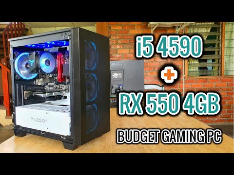 i5 4590 | OEM RX550 4GB DDR5 Budget Gaming Pc