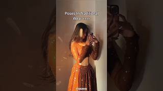 Poses in traditional wear✨🤌🏻 #aesthetic #desi #brown #traditional #fashion #style #fypシ #viral