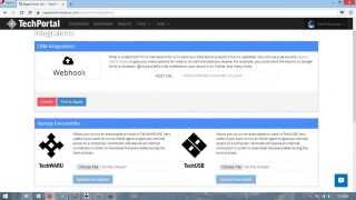 TechPortal - Setting up Integrations