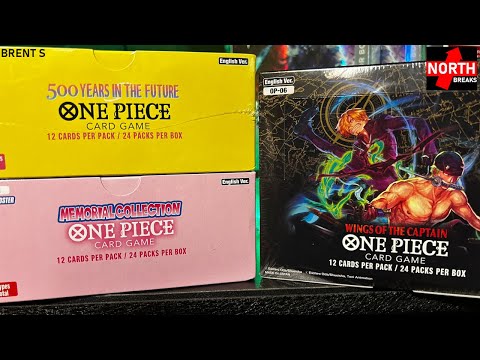 One Piece TCG Triple Opening! Memorial Collection, 500 Years, Wings of the Captain