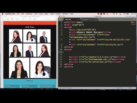 Modern Single Page Responsive Web Design Without Using Media Queries : Part 1