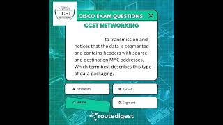 Cisco Certified Support Technician (CCST) Networking Certification
