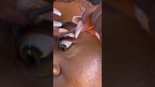 DIY Individual Lash Extensions #shorttutorial #eyelashextensions #shorts