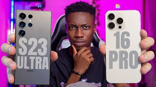 iPhone 16 PRO vs Samsung Galaxy S23 ULTRA: WHO WINS? (Honest Thought)