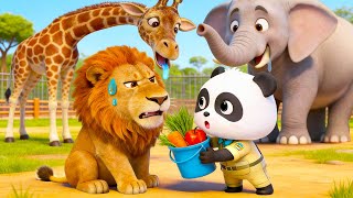 Wild Animals Stories for Kids | Kids Learn Wild Animals | Nursery Rhymes & Kids Songs | BabyBus