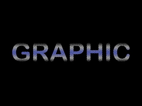 Color halftone text effect in illustrator