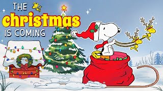 Cozy Christmas is Coming with Snoopy 🎁🎅 | Holiday Jazz & Festive Cheer