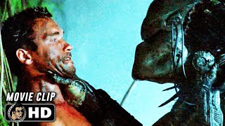 Predator Vs Arnold - Final Fight Scene | PREDATOR (1987) Movie CLIP HD