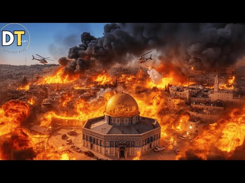 Israel surrenders to flames! Horrific forest fires turn Jerusalem's surroundings into ashes!