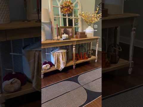 🍂Entry Way Table Inspo🍂 Comment “shop” for home links! #fall #falldecor #home #homedecor