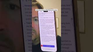 Job interview's in future through Ai Generated Answers 🙂 #jobinterview #interviewquestions
