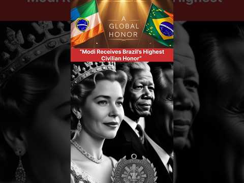 Modi Honored with Brazil’s Highest Civilian Award #breakingnews #worldnews
