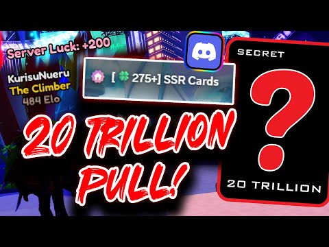 ROBLOX Anime Card Clash - Insane SECRET 20 Trillion Card Pull