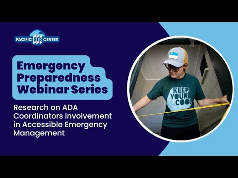 04/09/20 - Research on ADA Coordinators Involvement in Accessible Emergency Management