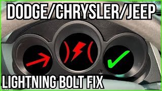 red lighting bolt fix ( dodge / jeep / Chrysler ) RELEARN PROCESS