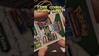 Free Pokemon TCG codes every day🤩 38.day #pokemon #freecodes #tcg #tcgpokemon #pokémon #shorts #card
