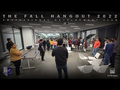 Montage -The Fall Hangout 2022 | Professional Development Club | University of Ottawa