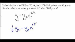 Exponential Decay: Half Life