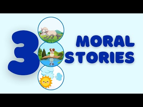 3 Best Fables | Sneaky Wolf, The Wind & the Sun, Dog & His Bone #moralstoryforkidsinenglish #fables