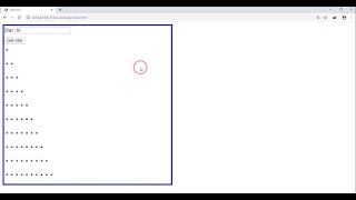 ការបង្កើតចំនួនផ្កាយទៅតាមការកំណត់នៅក្នុង Javascript