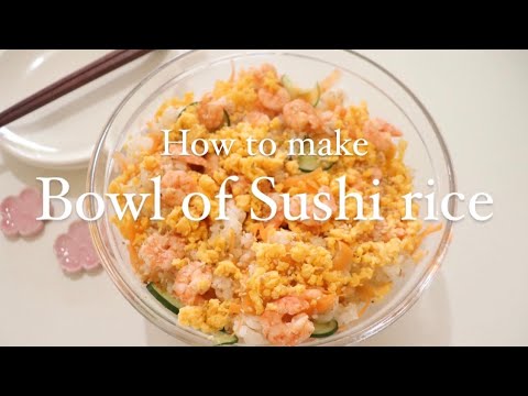 Shrimp Chirashi-zushi Recipe: Delicious Sushi Bowl with Fresh Shrimp
