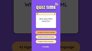 HTML stand for #html5 #html#htmlcss #quiz#codingforbeginners#htmltutorial#htmlquiz #gaming#emoji