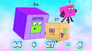 NUMBERBLOCKS ADDITION AND SUBTRACTION | LEARN TO ADD AND SUBTRACT NUMBERS | hello george