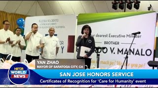 Silicon Valley: Officials recognize Iglesia Ni Cristo's "Care for Humanity" Event