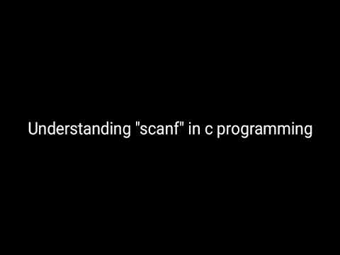 Understanding scanf in C